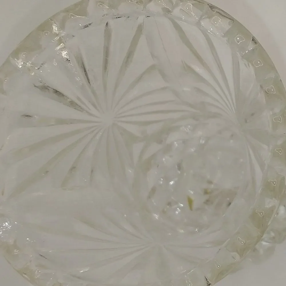 Anne Hutte Crystal Vase made in Germany- 5 1/2” tall BLEIKRISTALL